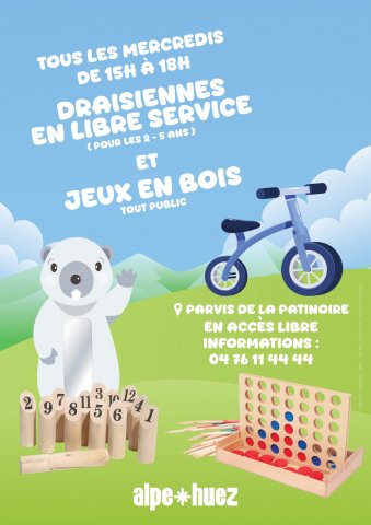 Houten speelgoed en draisiennes_Alpe d’Huez